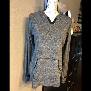 Nike size large dri-fit pullover with hood